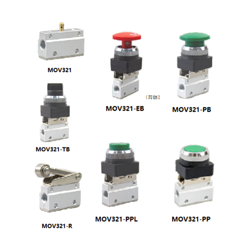 MOV Series 2 Posisjon 3-veis pneumatisk mekanisk ventil